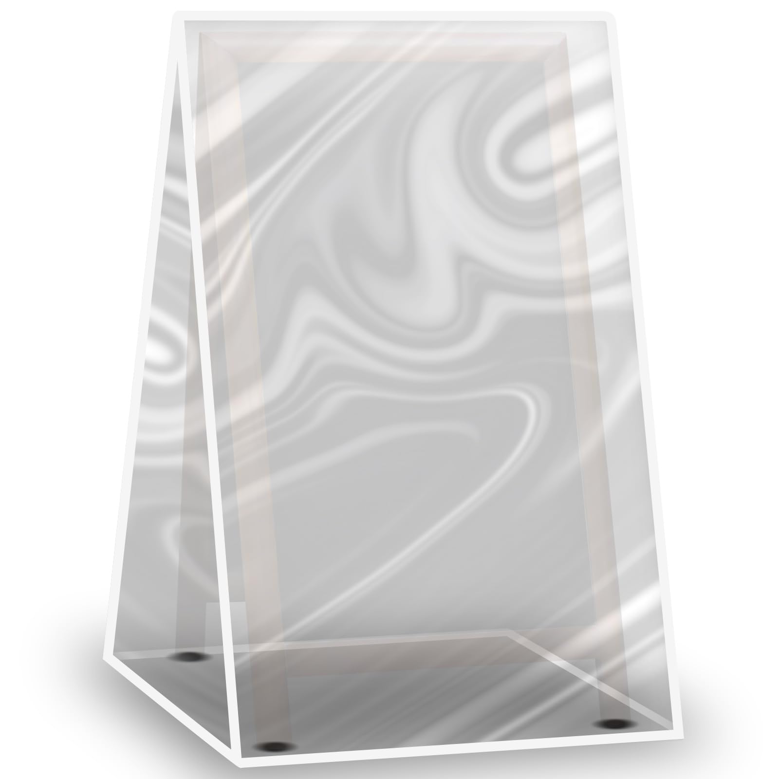 Photo 1 of Ribbonlic Outdoor A Frame Chalkboard Sign Cover 40 x 27 x 22 Inch Transparent Sandwich Board Waterproof Cover Indoor Outdoor for Business Large Standing Double Sided Chalkboard (Cover Only)