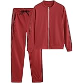 amropi Women's 2 Piece Tracksuit Sweatsuits Sets Hoodie Sweatshirt and Jogging Sweatpants Suit