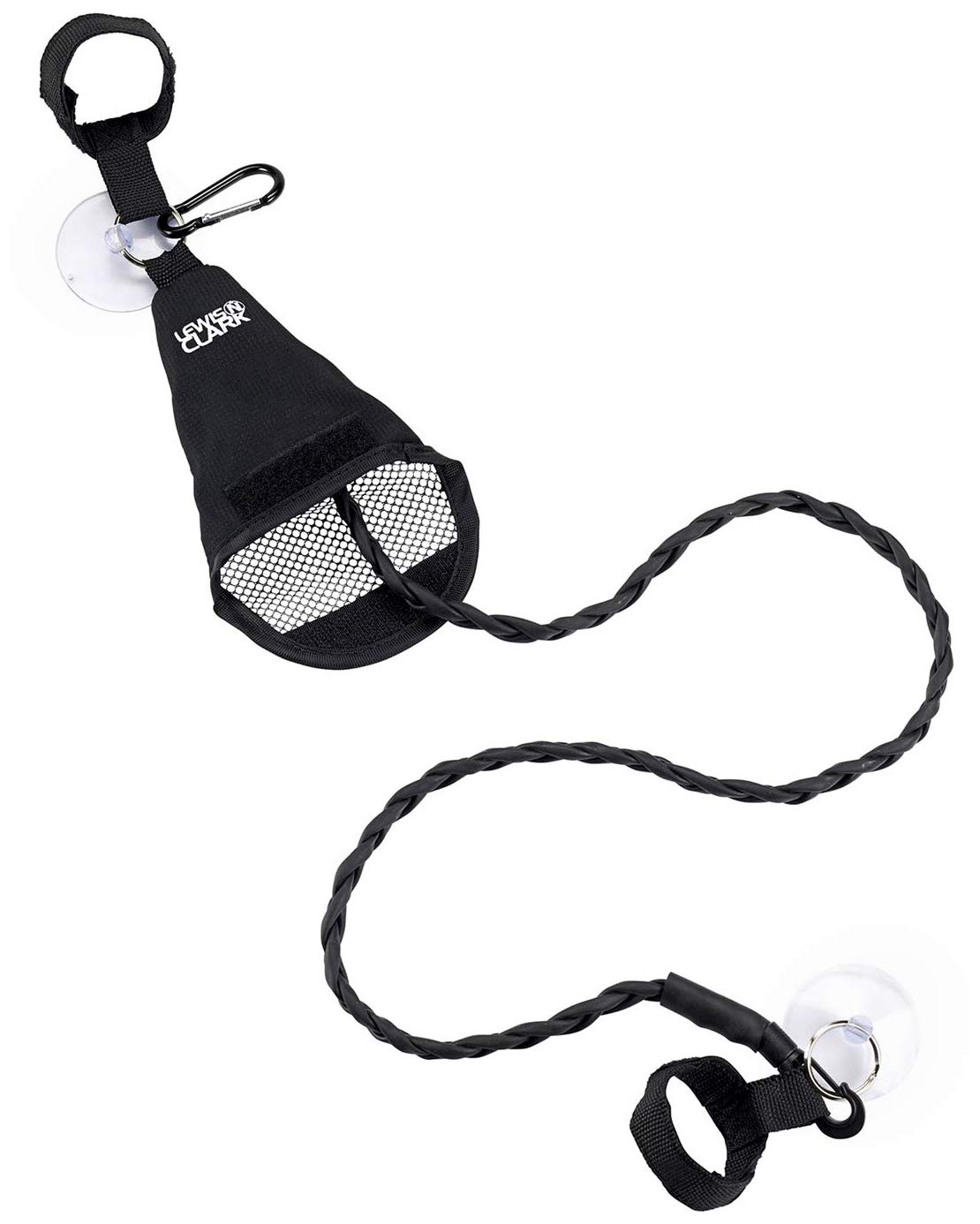 Lewis N. Clark Adjustable Latex Clothesline For Hotel Travel, Camping + Laundry Room, No Safety Pins Needed, Small Enough To Store In Laundry Basket, Backpack, Or Camping Gear