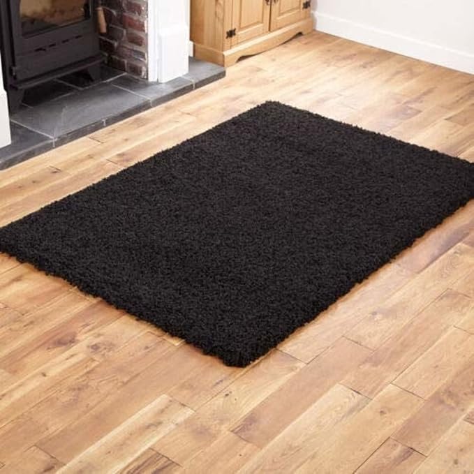Buy A R Creations Modern Area Rug (Black, Silk, 40x60 cm) Online at Low
