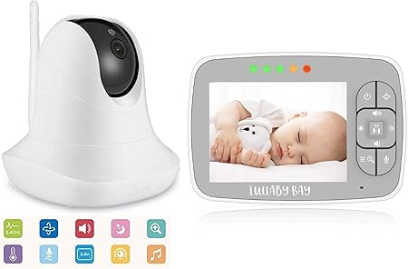 lullaby bay video baby monitor with camera