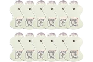 12 pcs Long Life Electrode Pads Replacement fit Omron Pain Relief PM3030