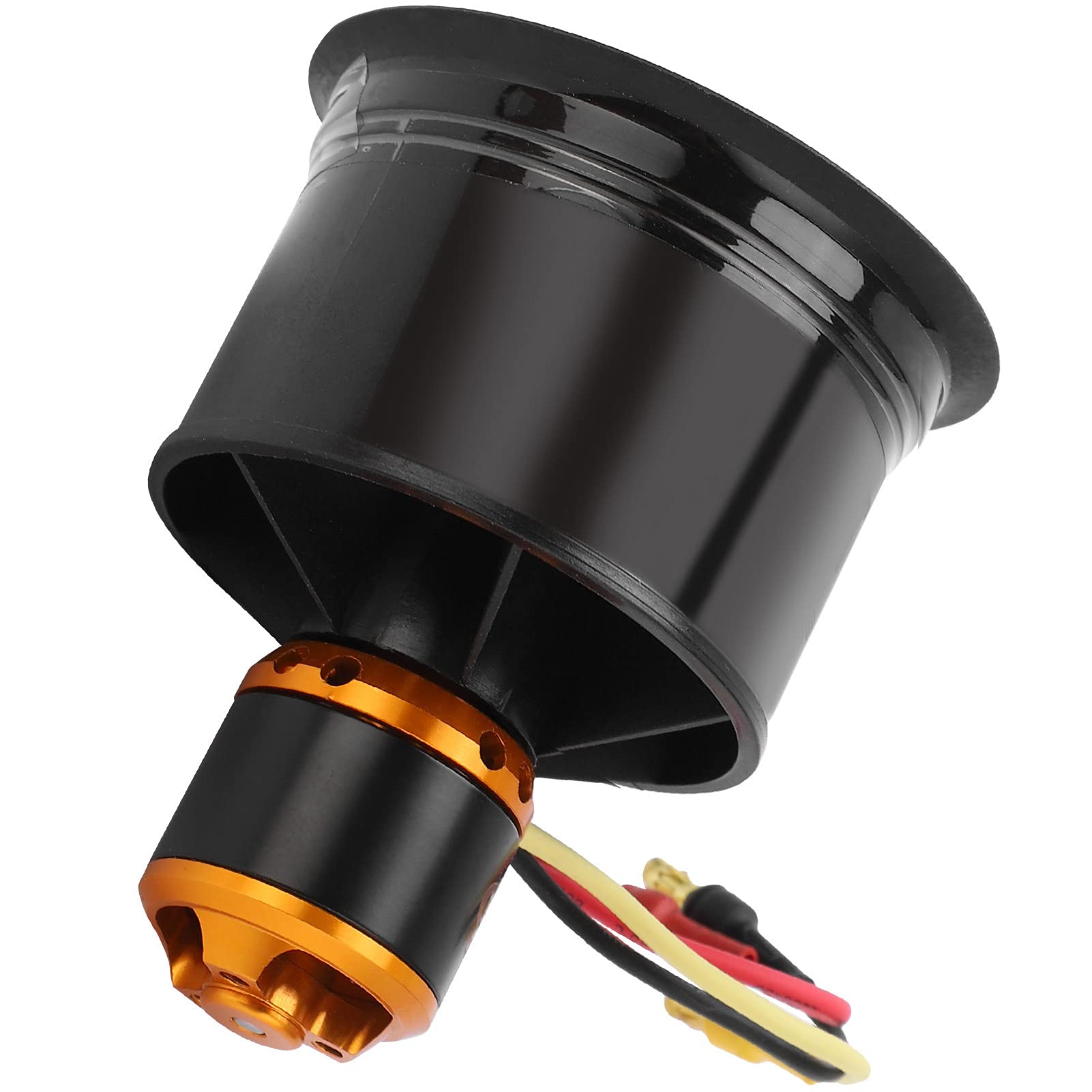 VGEBY Ducted Fan, QX‑Motor 50mm EDF 12 Blades Ducted Fan with QF2611‑4600KV 3‑4S Brushless Motor for RC Airplane(CCW) Model Aircraft Accessories