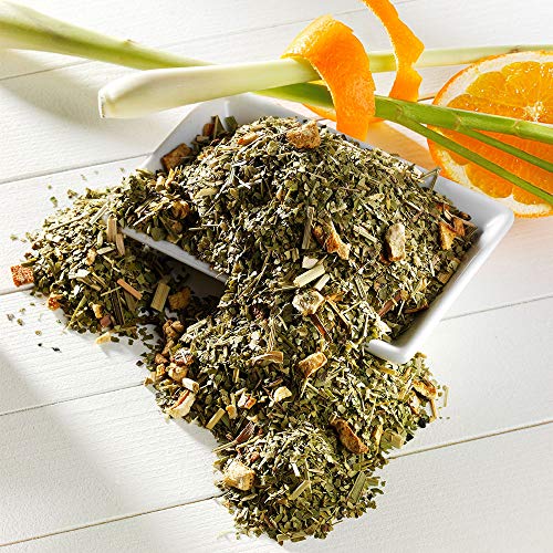 Schrader | Grüner Mate Tee Lemon natürlich | Mit Lemongras | Erfrischende zitronige Note | 125g – Bild 4