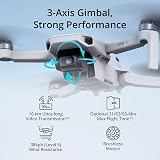 DJI Mini 4K Camera Drone Combo 4K, 10km Transmission, 2 Batteries, RC-N1C view 3