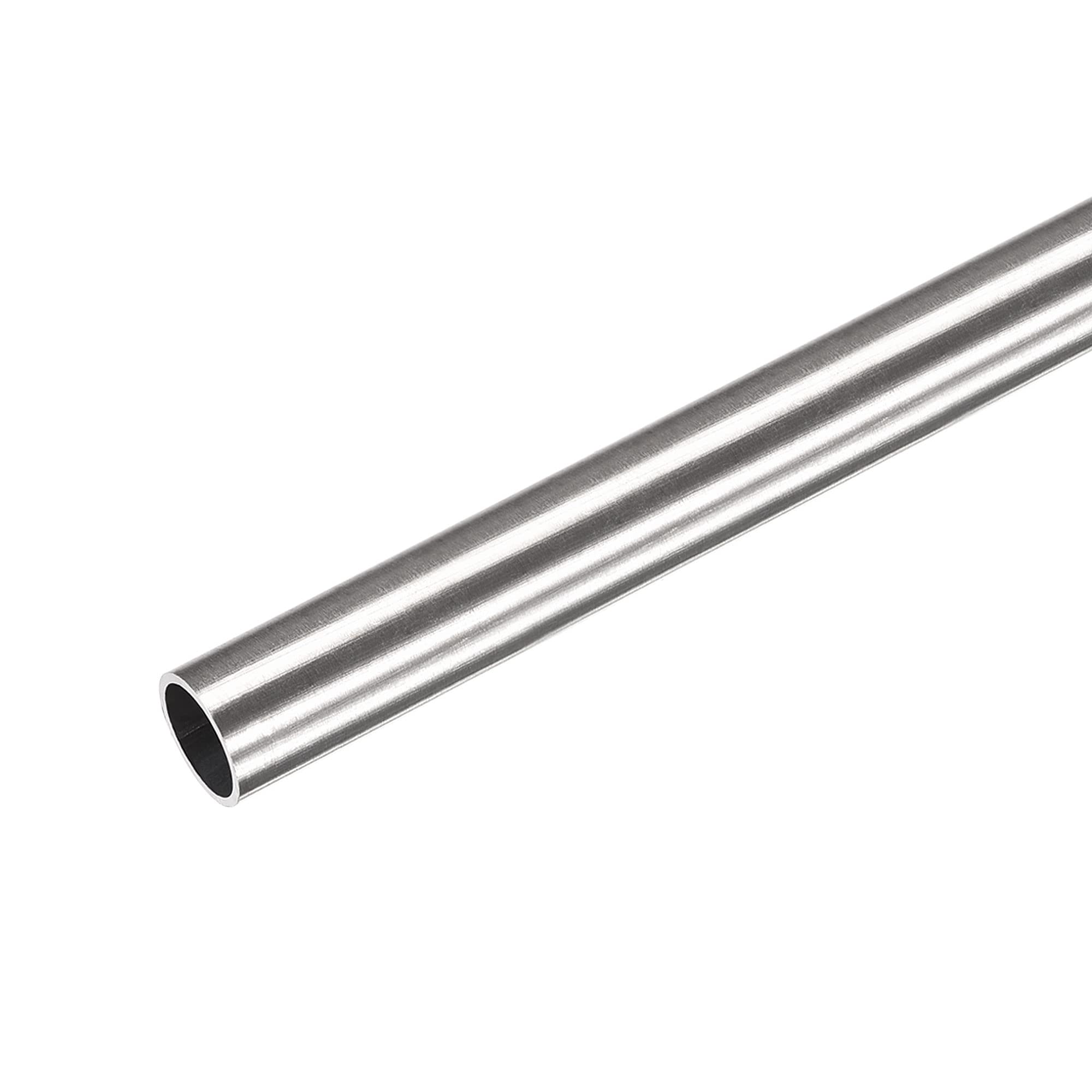 sourcing map 304 Stainless Steel Round Tube 12mm OD 0.5mm Wall Thickness 250mm Length