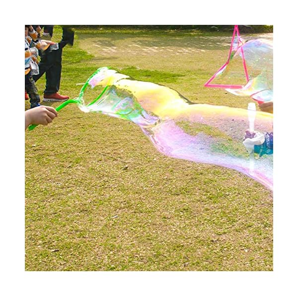 Guilty Gadgets Giant Bubble Wand Fun Amazing Kit Magic Enormous Huge Bubbles Gift Outdoor Garden Toy
