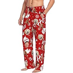 Custom Face Pajama Pants - Personalized Christmas