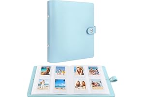 Ruibytree 320 Pockets Photo Album for Fujifilm Instax Mini LiPlay 12 11 9 8 40 41 99 Evo 7S Instant Film Camera, PU Leather C