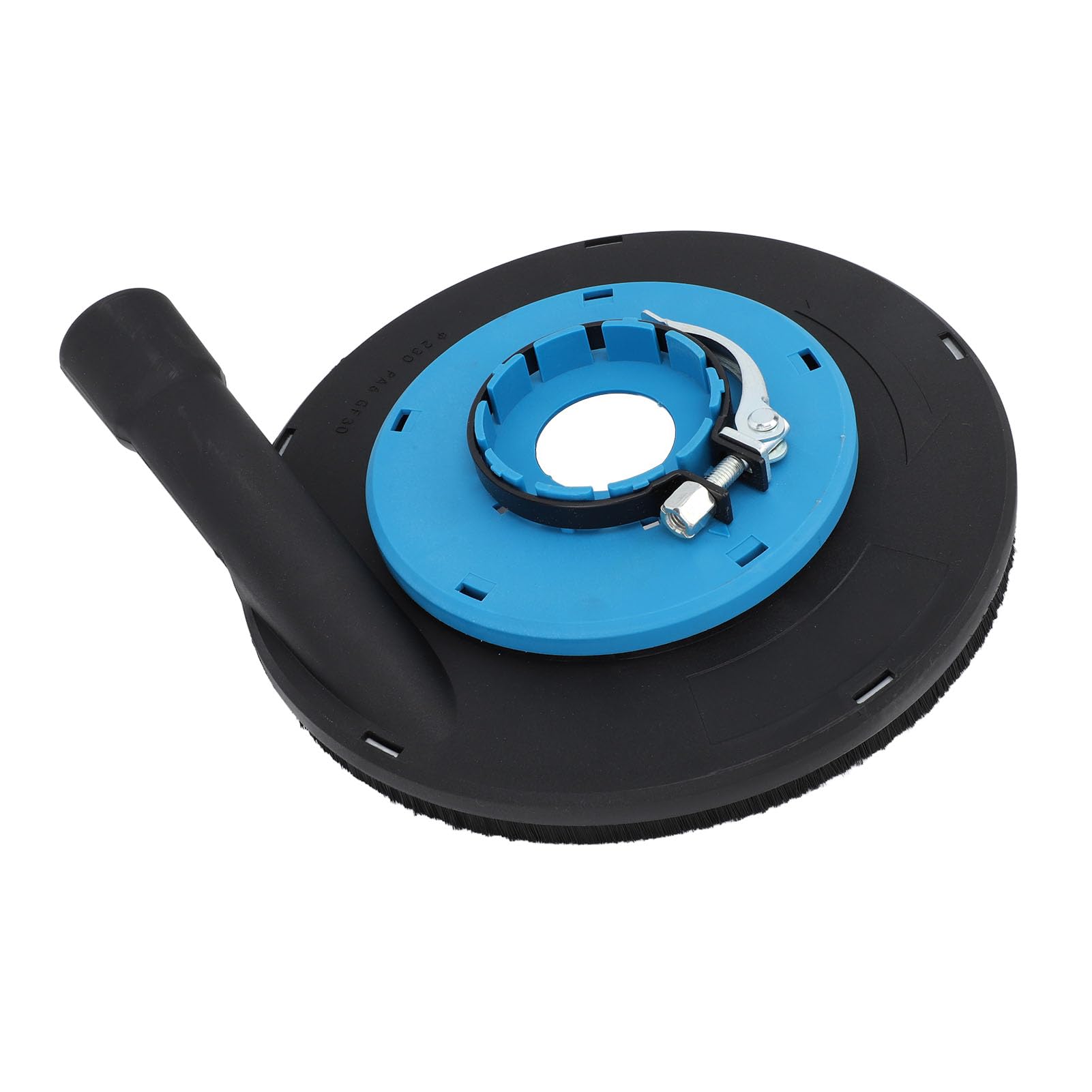 B 230L 9 Inch Angle Grinder Dust Shroud, Dust Cover for 230mm Angle Grinder Collector Attachment - Blue/Black