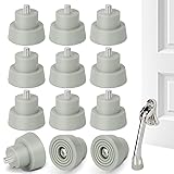12-Pack Door Stopper Replacement Rubber Tips Heavy