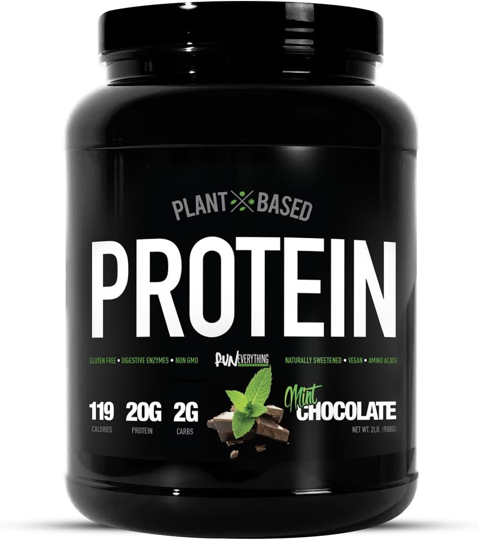 Run Everything Labs | Vegan PRO | Plant Based Protein | 30 Servings (Mint Chocolate)