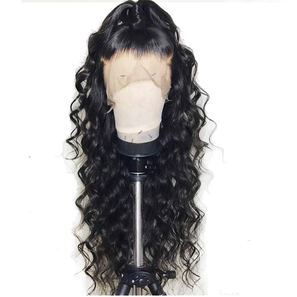Amazon Com Formal Hair 360 Lace Frontal Loose Curly Wave Human