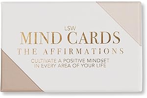 LSW London Affirmation Cards for Self-Love & Positive Growth Mindset | 50 Daily Manifest Affirmations for Confidence, Career, Health, Relationships & Gratitude