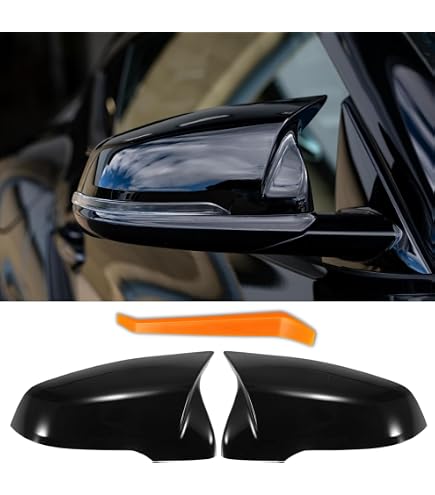Amazon.com: M Style Gloss Black Replacement Side View Mirror