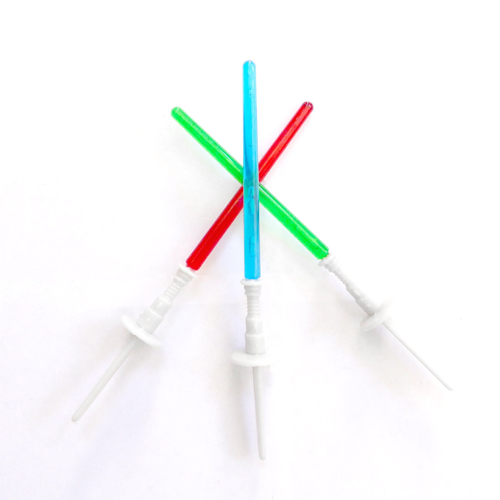 Star Wars Inspired Light Saber Cupcake Toppers