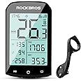 ROCKBROS Bike Computer Wireless Cycling Computers ANT+ Bluetooth Bike Speedometer Odometer Bicycle Computer with Speed Cadence Sensor for Riding Cycling Waterproof 2.9inch LCD Screen