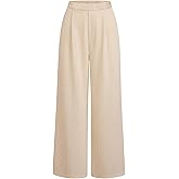 DeXianLai Women's Wide Leg Dress Pants 2026 High Waisted Flowy Trousers Business Casual Work Slacks Palazzo Pants