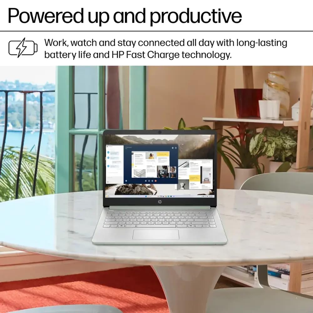 HP 14 Ultrabook • Back to School Limited Edition w/Microsoft 365 • Intel 4-Core CPU • 32GB RAM • 1.6TB Storage (128GB OnBoard w/ 512GB Portable Drive + 1TB OneDrive) • Willow Green • Win 11