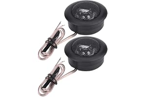 Mini Car Audio Tweeter, 1 Inch 120V 12V DC Car Tweeter Speakers, Home Use Professional Use Replacement of The old part for ca