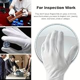 ROMAXO 2 Pairs 100% Cotton Moisturising Gloves for Eczema Dry Hands view 2