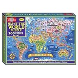 T.S. Shure Map of the World Jigsaw Puzzle (200-Piece)