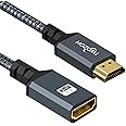 Twozoh HDMI Extension Cable, HDMI Male to Female HDMI Cord, Nylon Braided HDMI Extender, HDMI 2.0 Cable Adapter Support 4K@60