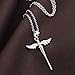 925 Sterling Silver Cross with Angel Wing Charm Pendant Rolo Chain Necklace, 18
