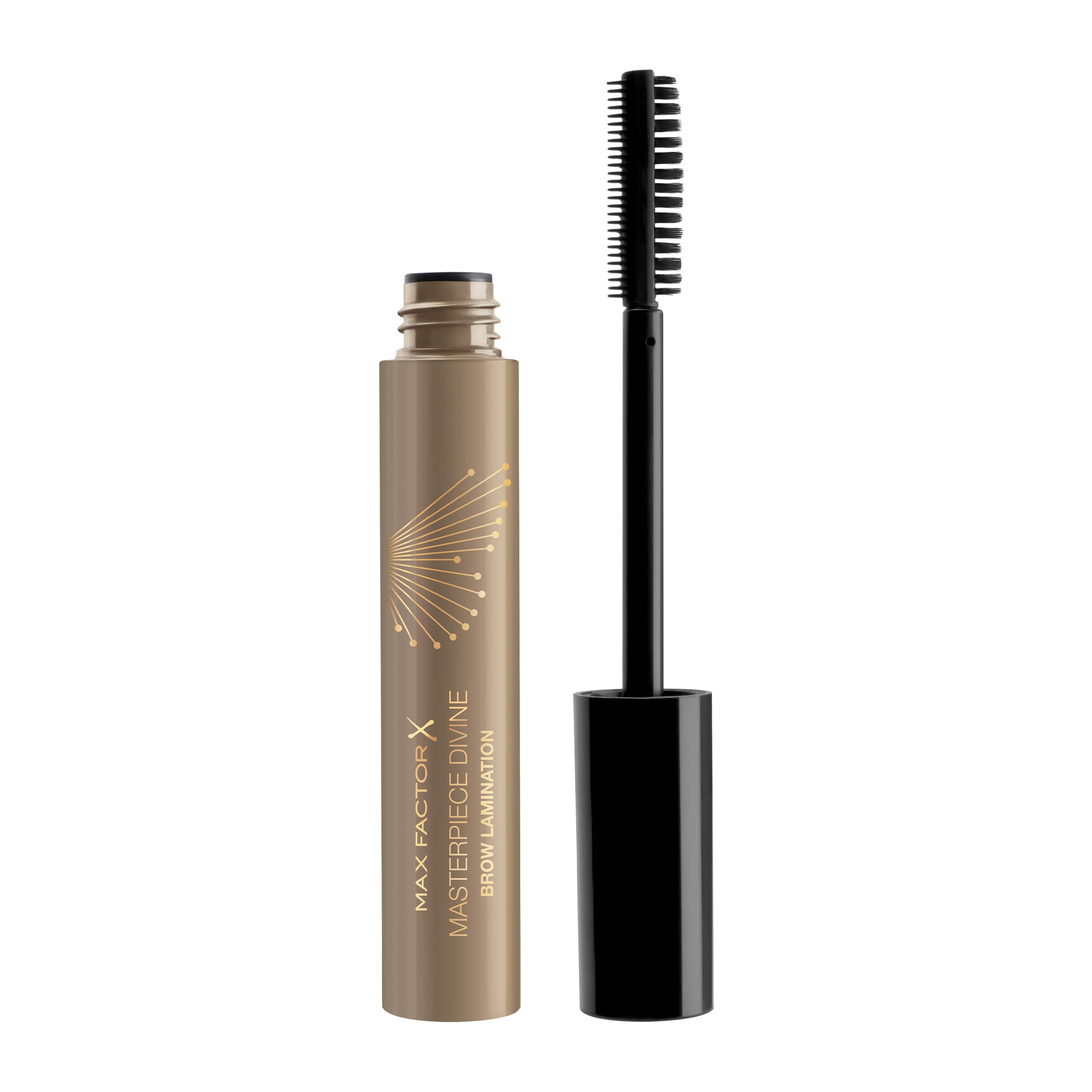 Max Factor Masterpiece Divine Brow Lamination Gel 002 Light, 2-Sided Applicator, Salon-Like Lamination, Combs & Lifts, Non-Crunchy But Strong Hold, Eye Lift Effect, Ultimate Precision