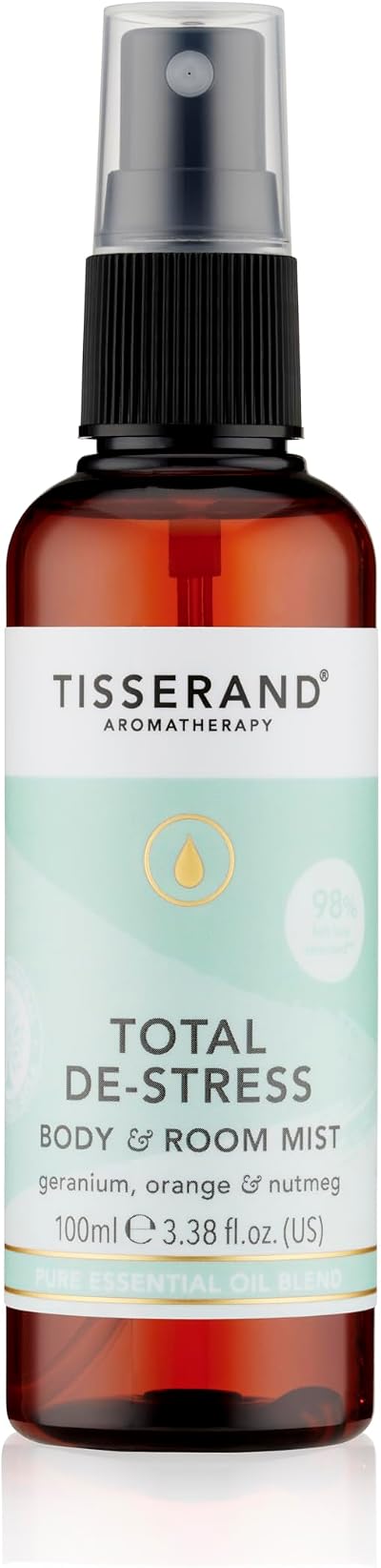 Tisserand Total De-Stress Moodfix Body & Room Mist 100 ml Calm Relaxation