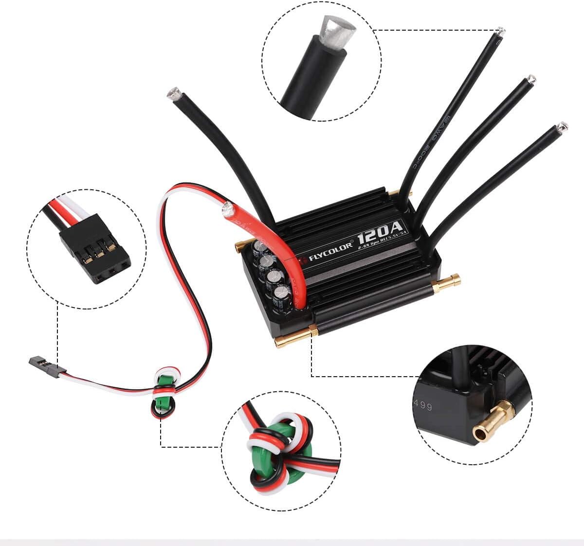 flycolor 120a esc