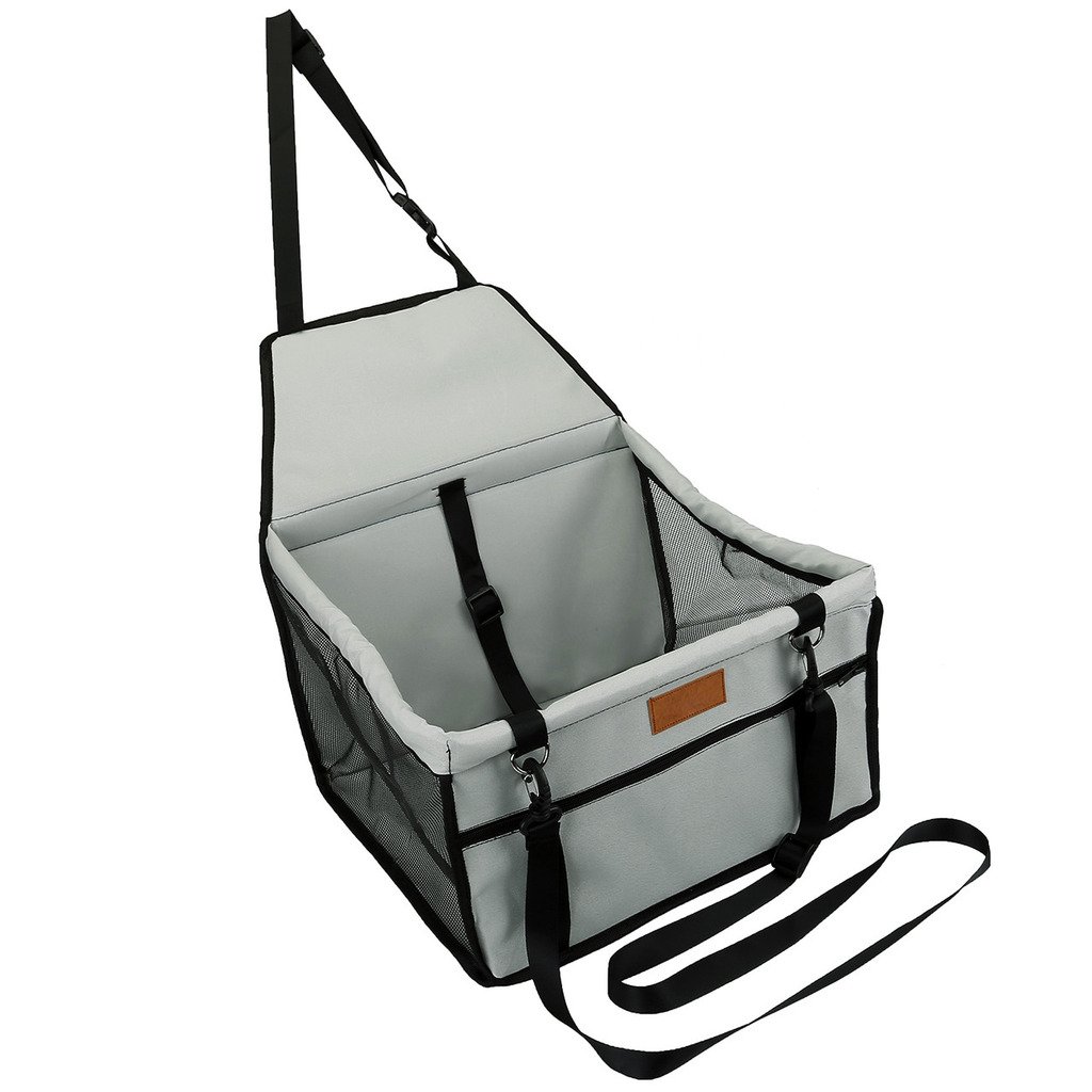 Mogoko Sac de Transport animeaux pour Voiture - Oxford - Spécial pour Voiture - Gris