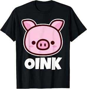 OINK Pig Stuff | Pig Lover Stuff | Kids Pig T-Shirt
