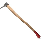Pickaroon Logging Tool - 31.2&rdquo; Log Grabber with Hickory Wood Handle - Hookaroon with Pick for Dragging or Stacking Logs - Log Roller Tool - Forestry Tools by Kings County Tools