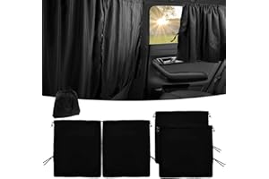 NEMTMCUA Car Privacy Curtains Universal Car Divider Curtain Between Rear Seat Auto Blackout Curtains Car Sun Shades Side Wind