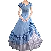 Women's Gothic Victorian Dress Vintage Civil War Ball Gown Masquerade Dresses