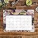 Orange Circle Studio 2020 Decorative Desk Blotter Calendar, Floral Expressions