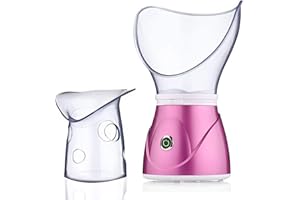 Facial Steamer, GreenLife® Silicone Facial Steamer, Warm Mist Moisturizing Sinuses Face Steam Cleaning Pores Blackheads Home 
