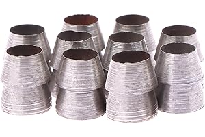 10pcs Safety Round Handle Wedges Steel Hammer Handle Splitting Wedge Set for Axe Claw Hammer Steel For Carpentry Maintenance