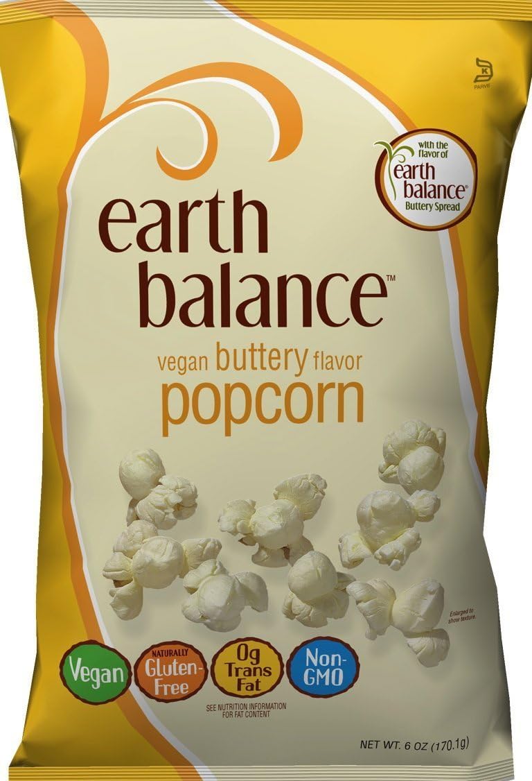 Vegan Buttery Flavor Popcorn 6 Ounces (Case of 12)