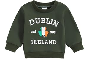 EADRIOSS Toddler Baby Boy Girl Sweatshirt Festival Holiday Shirt Halloween Thanksving Christmas Valentines St.Patrick Easter