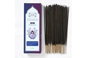 Relaxing Natural Incense Sticks- 90 Hand-Rolled Low Smoke Variety Pack | Sandalwood, Lavender, Rose Blend for Aromatheraphy, 