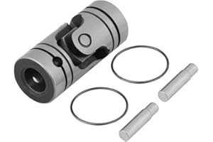 ZETILING Universal Joint, 16mm/20mm Outer Diameter Steel Shaft Coupling Motor Connector DIY Steering Universal Joint(20mm)