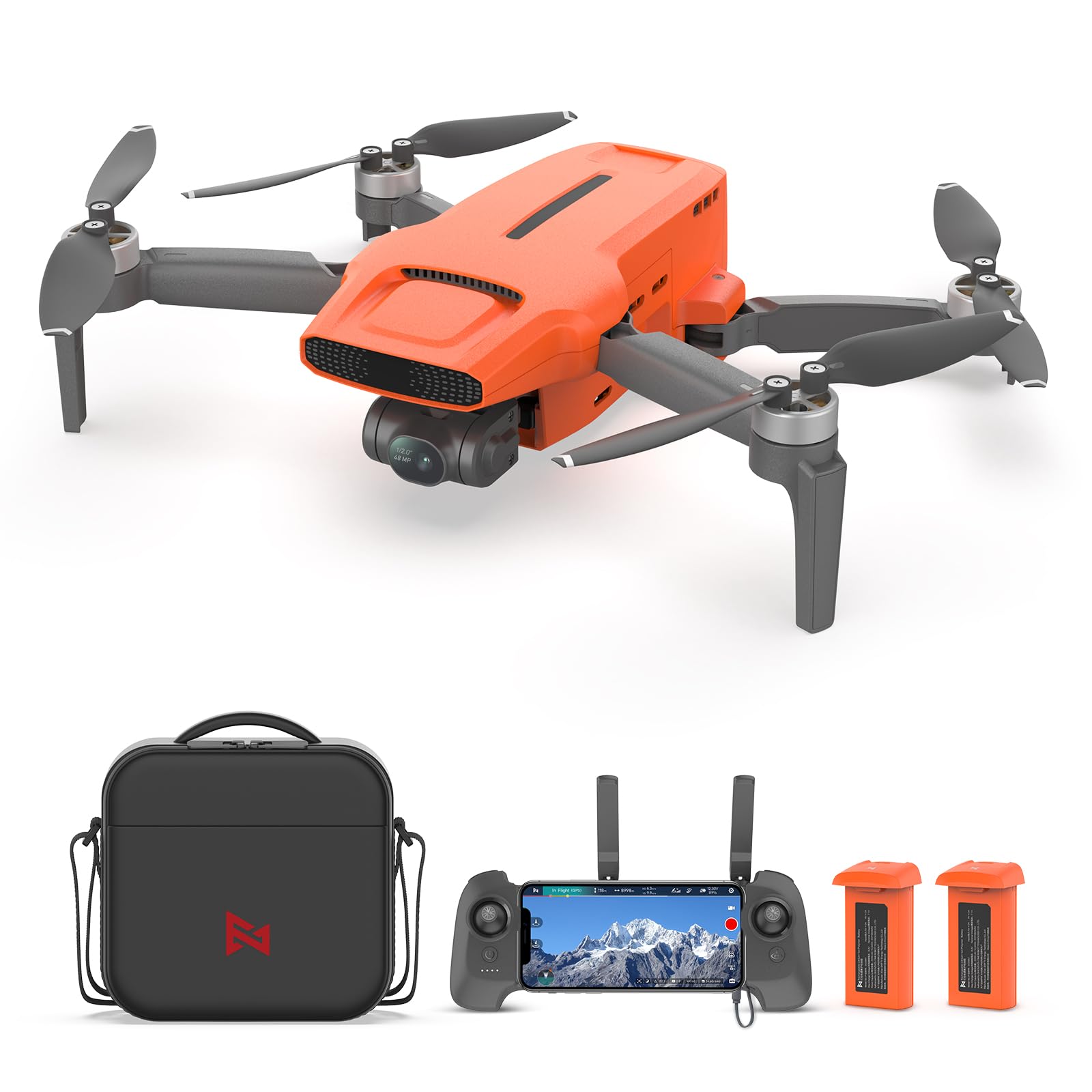 FIMI Mini 3 Upgrade 2025 Drone with Camera 4K, 3-Axis Gimbal, Lightweight (245g), 9KM HD Transmission, 4K/60fps 48MP Camera, AI Night Vision, Auto Return, Visual Tracking, Class C0 Report,64min Flight