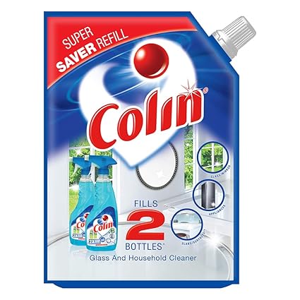 ColinGlass and Surface Cleaner with Shine Boosters Refill, Regular-1L
