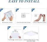 SUNZOS LED Ceiling Light 24W Daylight 6500K 2160LM Flush Mount 10-15m2 view 6