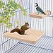 PanDaDa Chinchilla Shelves,Small Pet Wooden Cage Platform Shelf Stand Board for Puppy Pet Hamster Squirrel,1PCthumb 1