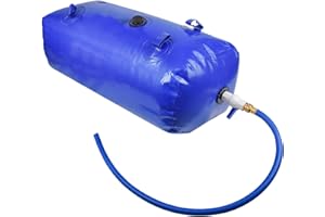 TooTaci 1000L/264Gal Water Bladder Containers,Large Capacity Collapsible Water Storage Bladder Containers with Hose,Foldable Portable Water Bag Tank for Emergency,Drought Resistance,Garden Watering