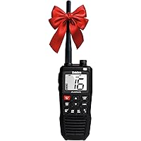 Uniden Atlantis 275 Handheld Two-Way VHF Marine Radio, Floating IPX8 Submersible Waterproof, Large Dual-Color Screen, 6-Watt,