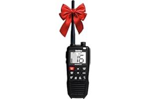 Uniden Atlantis 275 Handheld Two-Way VHF Marine Radio, Floating IPX8 Submersible Waterproof, Large Dual-Color Screen, 6-Watt, All USA/International/Canadian Marine Channels, NOAA Weather Alerts
